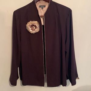 Lovely women’s open front dress jacket by dress barn